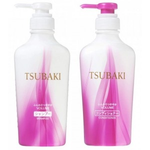 Tsubaki Šampūnas plaukams, suteikiantis apimties, Camellia aliejus, Shiseido 450 ml + Tsubaki plaukų kondicionierius iš Camellios Shiseido Tsubaki Oil Perfection 450 ml